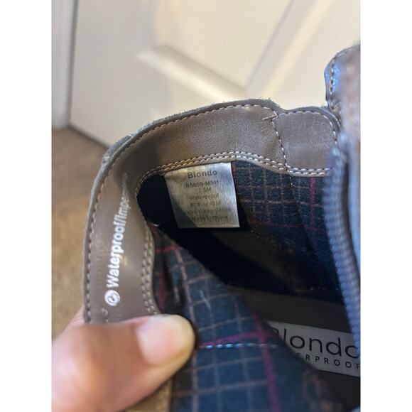 Blondo Liam waterproof ankle booties suede sz 7.5 - Picture 12 of 12